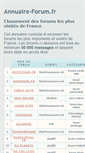 Mobile Screenshot of annuaire-forum.fr